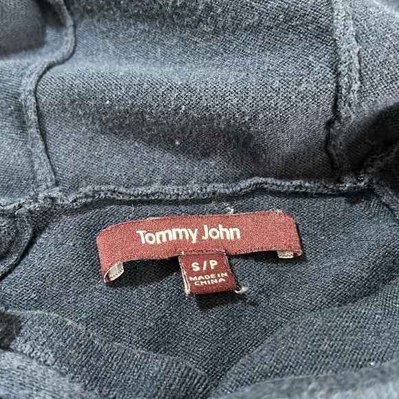 TOMMY JOHN | navy cotton/modal blend hoodie, size small - Picture 2 of 4